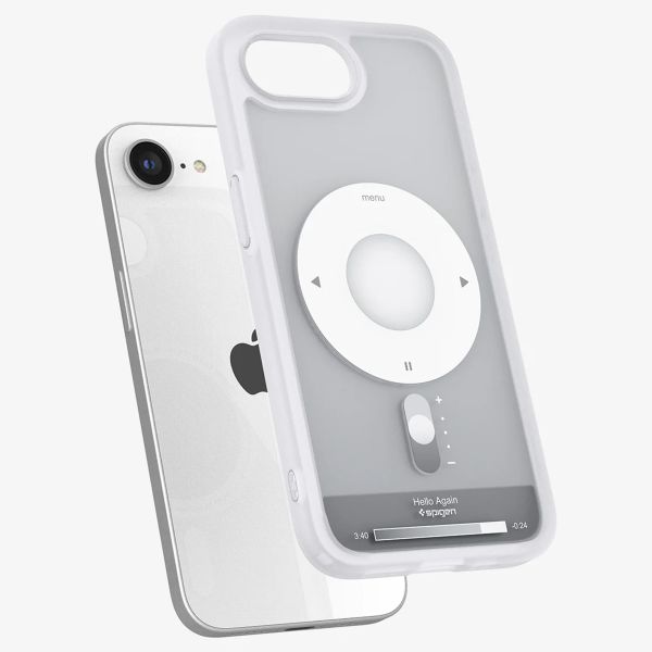 Spigen Coque Ultra Hybrid MagSafe Apple iPhone 16e - Classic Silver