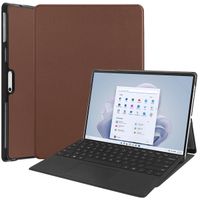 imoshion Coque tablette Trifold Microsoft Surface Pro 9 / Pro 10 - Brun