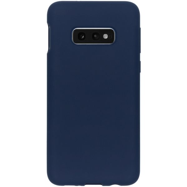 Accezz Coque Liquid Silicone Samsung Galaxy S10e - Bleu