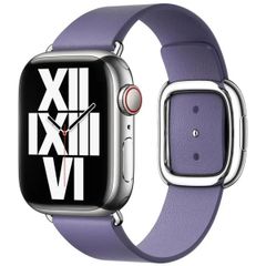 Apple Leather Band Modern Buckle Apple Watch Series 1 á 9 / SE (38/40/41 mm) | Series 10 (42 mm) - Taille S - Wisteria