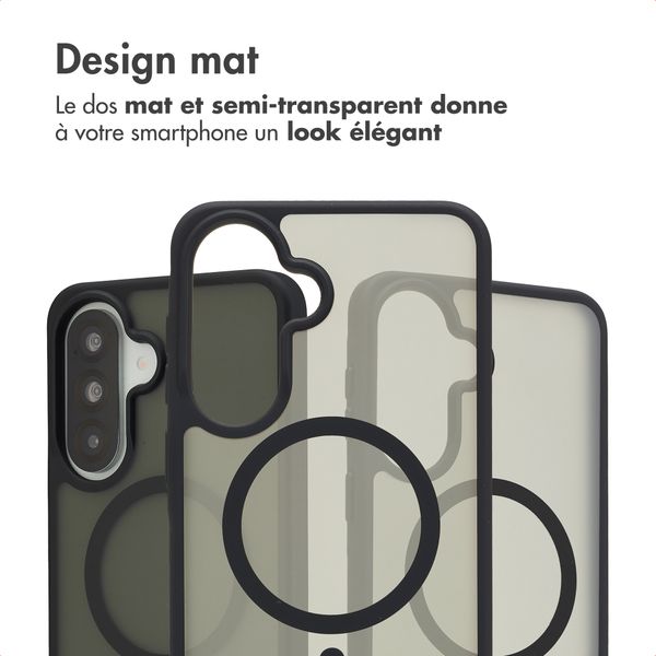 imoshion Coque Color Guard avec MagSafe Samsung Galaxy A37 (5G) - Noir