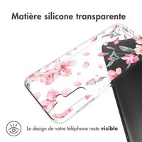 imoshion Coque Design Samsung Galaxy A14 (5G/4G) - Fleur - Rose