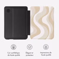 Selencia Étui de liseuse portefeuille Vivid Kobo Clara Colour / Clara BW - Desert Waves Beige