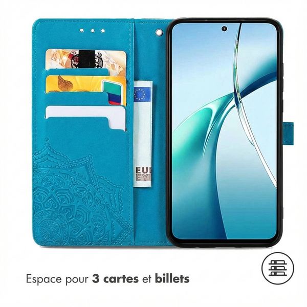 imoshion Etui de télephone Mandala OnePlus Nord CE 4 Lite 5G - Turquoise