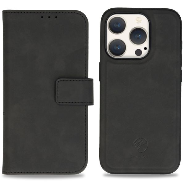 imoshion Etui de télephone luxe 2-en-1 amovible Apple iPhone 15 Pro - Noir