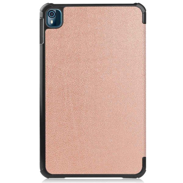 imoshion Coque tablette Trifold Nokia T10 - Rose Dorée