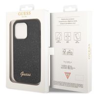 Guess Coque Glitter Flakes Apple iPhone 14 Pro - Noir
