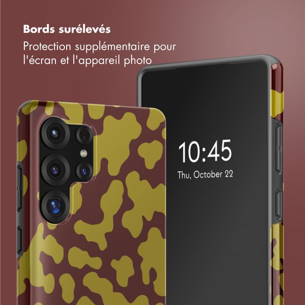 Selencia Coque arrière Vivid Samsung Galaxy S25 Ultra - Moo'd Olive Dust