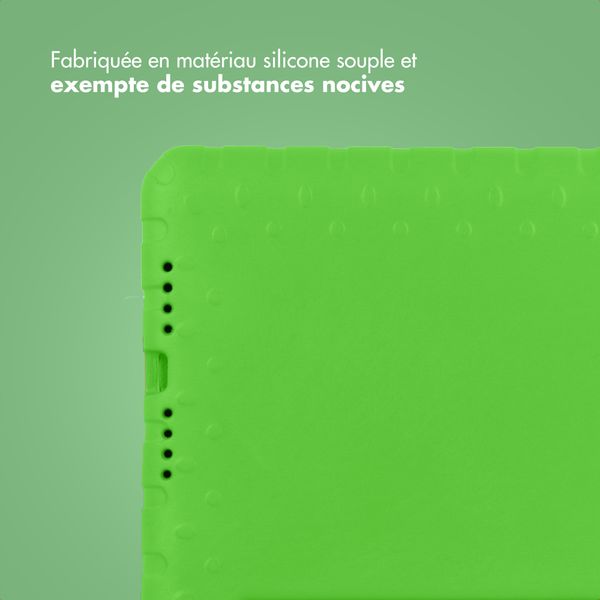 imoshion Coque kidsproof avec poignée Apple iPad 9 (2021) 10.2 pouces / iPad 8 (2020) 10.2 pouces / iPad 7 (2019) 10.2 pouces - Vert