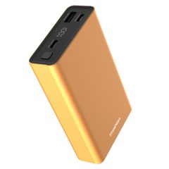 imoshion Ultra Series Aluminium Batterie externe 20.000 mAh - Charge rapide jusqu'à 33 watts - Gold