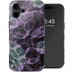 Selencia Coque arrière Vivid avec MagSafe Apple iPhone 16 - Leo Bubble Green