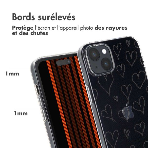 imoshion Coque Design iPhone 15 Plus - Hearts