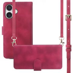 imoshion Etui de télephone portefeuille avec cordon Apple iPhone 16 - Rood