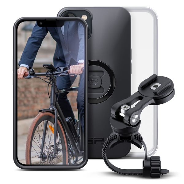 SP Connect Bike Bundle II - Support de téléphone pour vélo iPhone 13 Pro Max - Noir