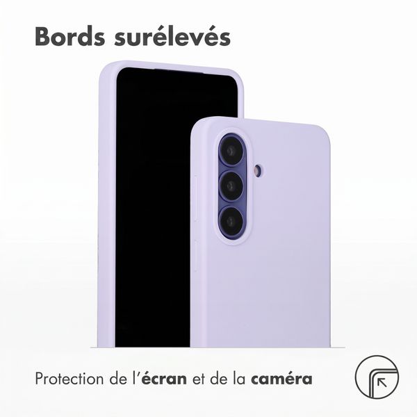 Accezz Coque Liquid Silicone avec MagSafe Samsung Galaxy S26 Plus - Violet