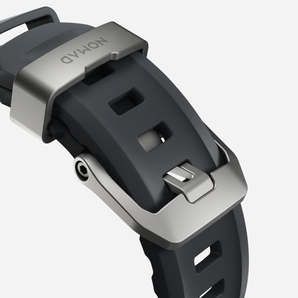 Nomad Bracelet Rocky Point Apple Watch Series 1 t/m 11 / SE / Ultra (44/45/46/49 mm) - Storm / Titanium