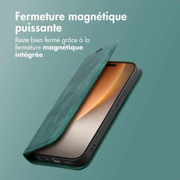 imoshion Étui de téléphone portefeuille Slim Honor Magic8 Pro - Vert