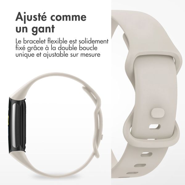 imoshion Bracelet silicone Fitbit Charge 5 / 6 - S - Beige