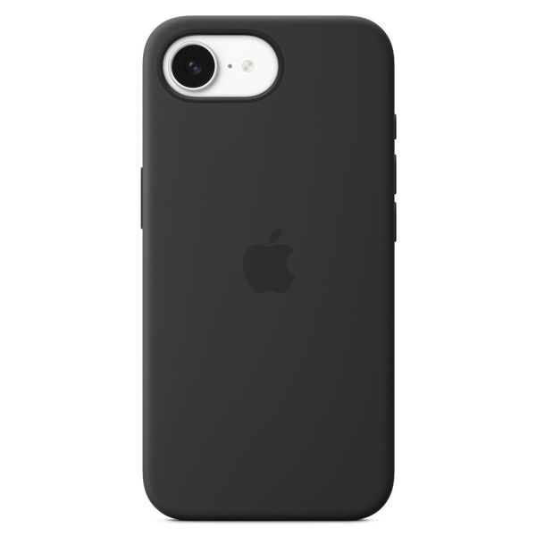 Apple Coque en silicone MagSafe iPhone 16e - Black