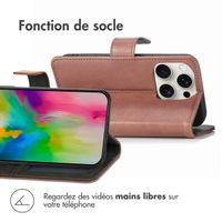 imoshion Étui de télephone portefeuille Apple iPhone 16 Pro Max - Marron