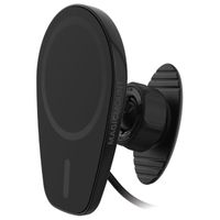 Scosche Magic Mount PRO (Gen 6) Chargeur de Voiture MagSafe Sans Fil – Tableau de Bord / Grille de ventilation - Noir