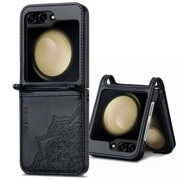 imoshion Mandala Bookcase Samsung Galaxy Z Flip 7 FE - Noir