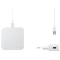 Samsung ﻿Wireless Charger Pad - Chargeur sans fil - Avec adaptateur et câble de charge - 15 Watt - Blanc