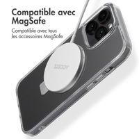 Accezz Coque Ring Stand avec MagSafe iPhone 14 Pro Max - Transparent