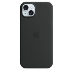 Apple Coque en silicone MagSafe Apple iPhone 15 Plus - Black