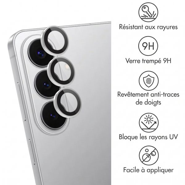 imoshion Lot de 2 protections d'objectif de caméra Samsung Galaxy S26 / S26 Plus - Silver Shadow