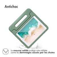 imoshion Coque kidsproof avec poignée Apple iPad 9 (2021) 10.2 pouces / iPad 8 (2020) 10.2 pouces / iPad 7 (2019) 10.2 pouces - Olive Green