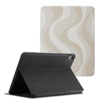 Selencia Coque tablette Vivid Apple iPad Air 11 pouces (2025) M3 / (2024) M2 / Air 5 (2022) / Air 4 (2020) - Desert Waves Beige