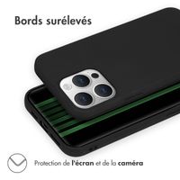 Accezz Coque Couleur Apple iPhone 15 Pro Max - Noir