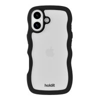 Holdit Coque Wavy Apple iPhone 17 - Black / Transparent