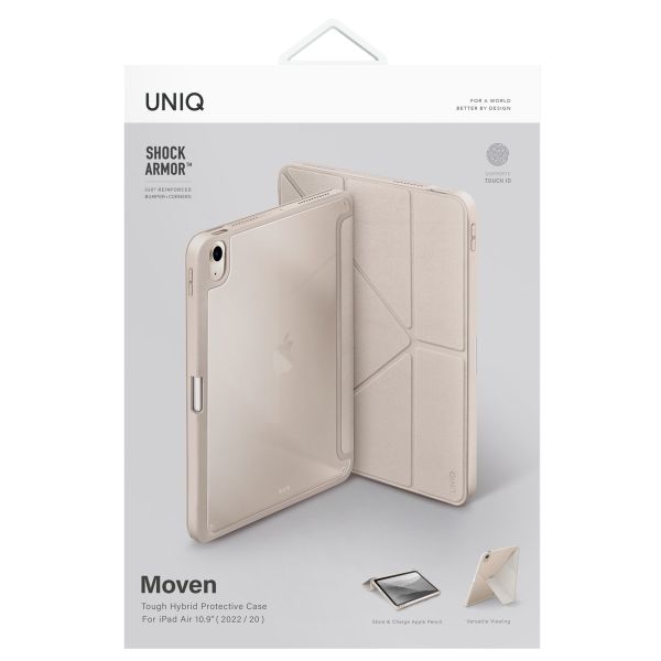 Uniq Étui Moven Apple iPad Air 11 pouces (2025) M3 / (2024) M2 / Air 5 (2022) / Air 4 (2020) - Ivory