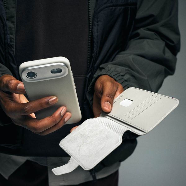 Decoded Portefeuille détachable 2 en 1 en cuir MagSafe Apple iPhone 17 Pro Max - Solid Clay