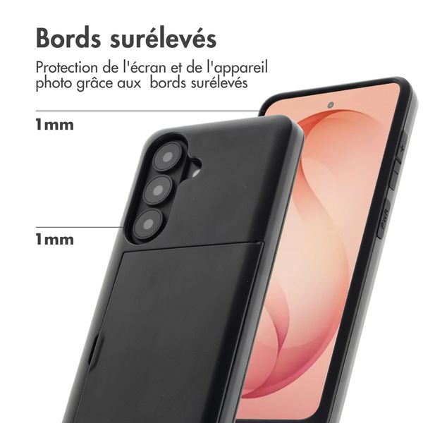imoshion Coque arrière avec porte-cartes Samsung Galaxy S26 Plus - Noir
