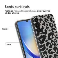 imoshion Coque Design Samsung Galaxy A34 (5G) - Leopard Transparent