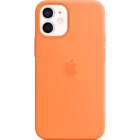 Apple Coque en silicone MagSafe Apple iPhone 12 Mini - Kumquat