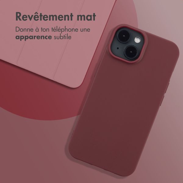 imoshion Coque Couleur Apple iPhone 14 - Wine Red