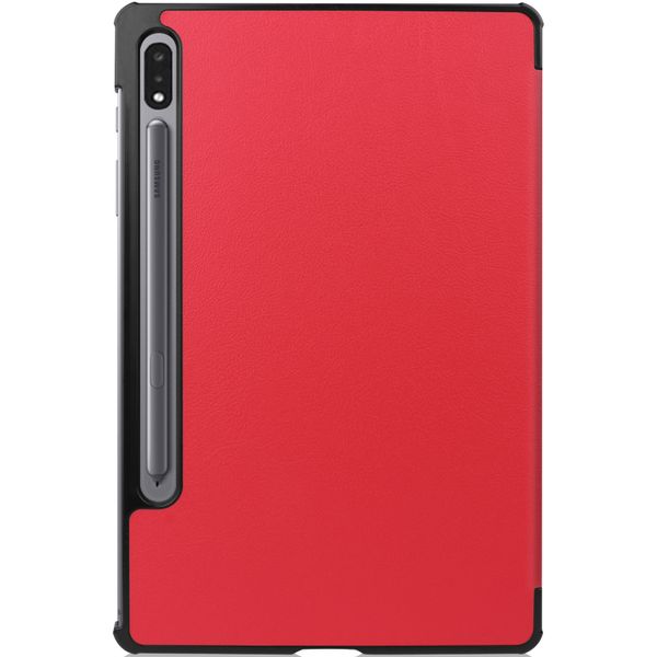 imoshion Coque tablette Trifold Samsung Galaxy Tab S8 / S7 - Rouge