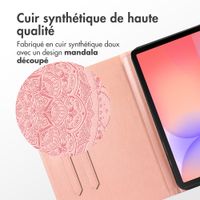 imoshion Coque tablette Samsung Galaxy Tab S9 11.0 pouces / S10 Lite / S10 FE / S9 FE 10.9 pouces - Rose Gold