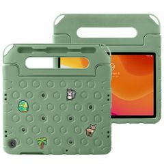 imoshion Coque kidsproof avec poupées amovibles Samsung Galaxy Tab A11 Plus / A9 Plus - Olive Green
