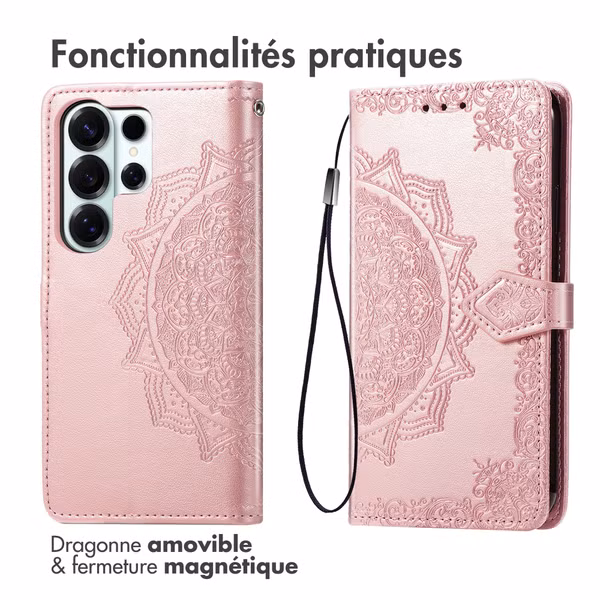 imoshion Etui de télephone Mandala Samsung Galaxy S26 Ultra - Rose Gold