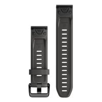 Garmin Bracelet QuickFit® en silicone  - Connexion Garmin 20 mm - Graphite