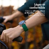 imoshion Bracelet sport en silicone avec boucle - Connexion universelle 22 mm - Vert foncé