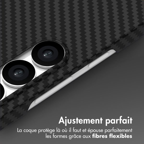 Accezz Coque Kevlar MagSafe Samsung Galaxy S25 - Noir