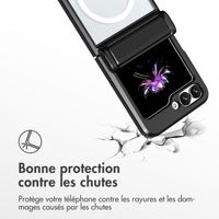 imoshion Coque arrière Rugged avec MagSafe Samsung Galaxy Z Flip 6 - Noir