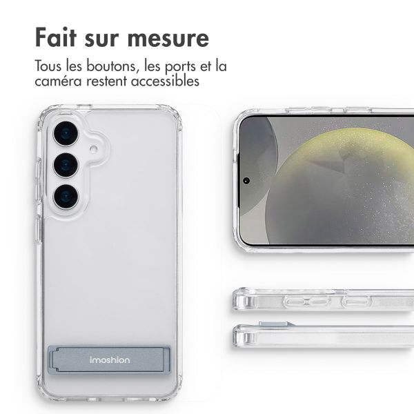 imoshion Coque Stand Samsung Galaxy S25 - Transparent