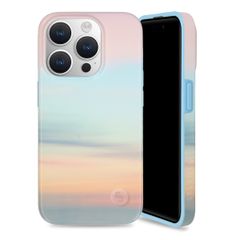 Selencia Aurora Coque Fashion iPhone 15 Pro - Coque durable - 100% recyclée - Sky Sunset Multicolor